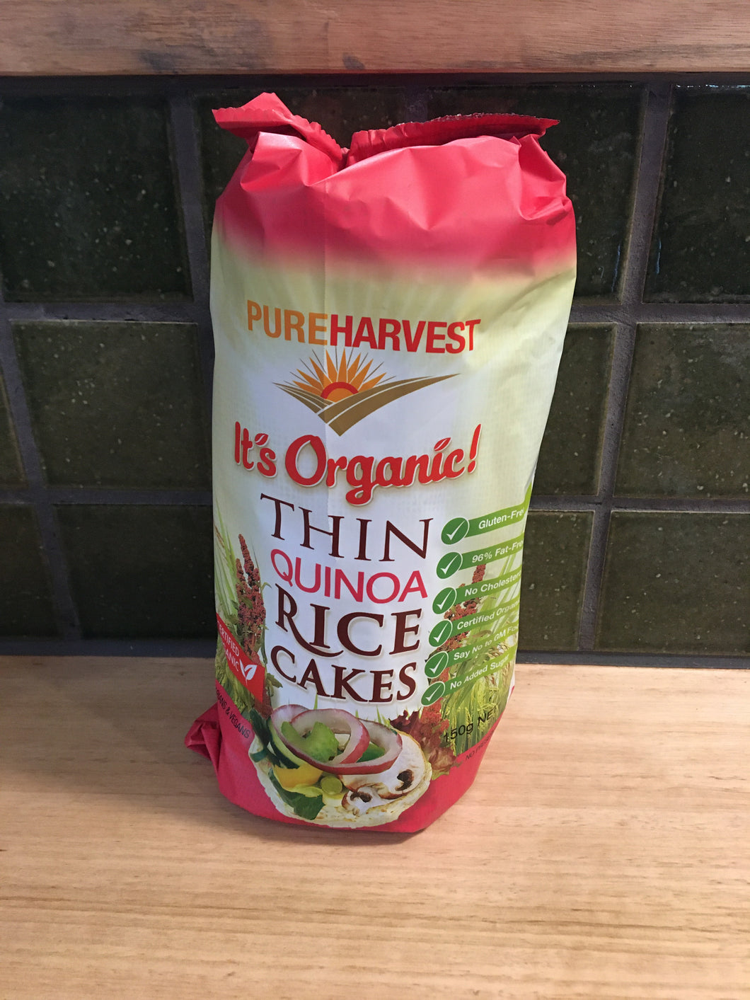 Pure Harvest Thin Quinoa Rice Cakes 150g