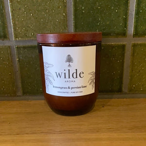 Wilde Aroma Candle Lemongrass and Persian Lime