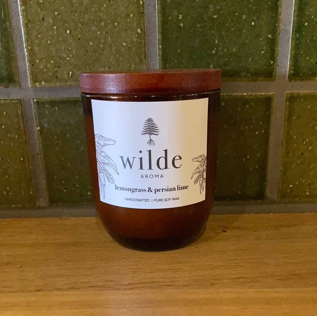 Wilde Aroma Candle Lemongrass and Persian Lime