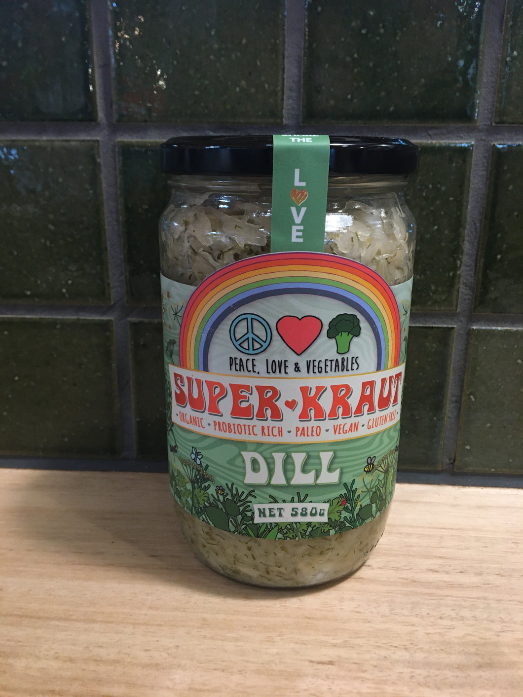 Peace Love & Vegetables Super Kraut Dill 580g