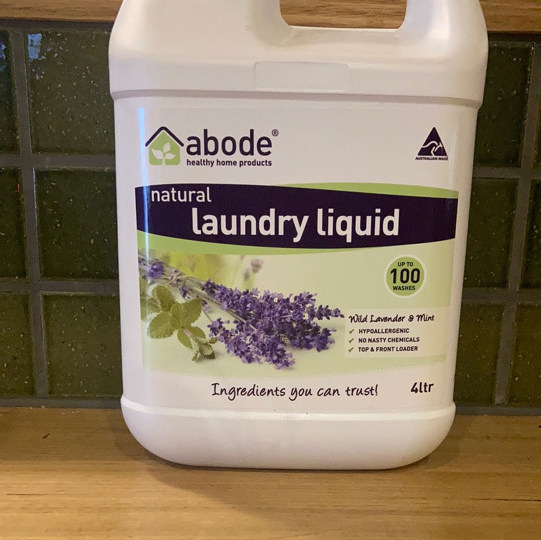 Abode Laundry Liquid Lavendar & Mint 4L