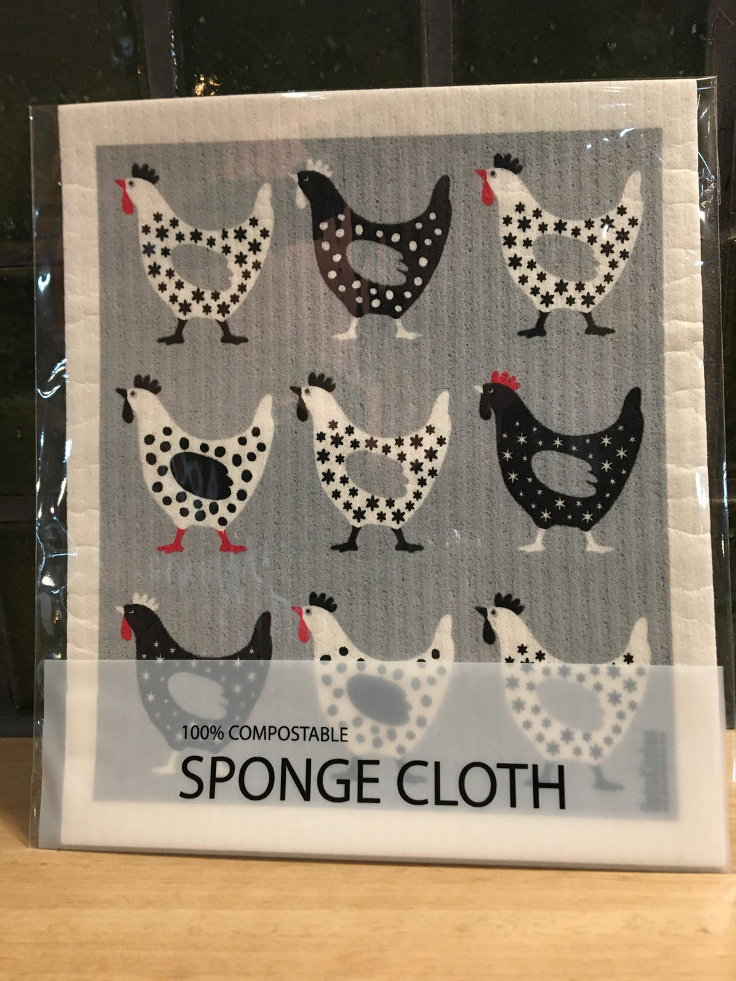 Retrokitchen 100% Compostable Dishcloth Hen