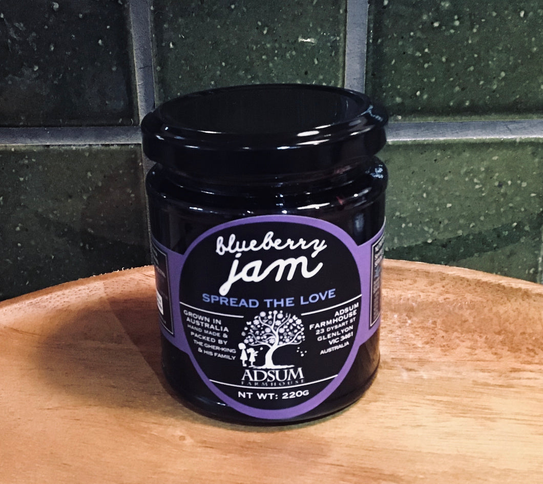 Adsum Farmhouse Jam Blueberry 220g