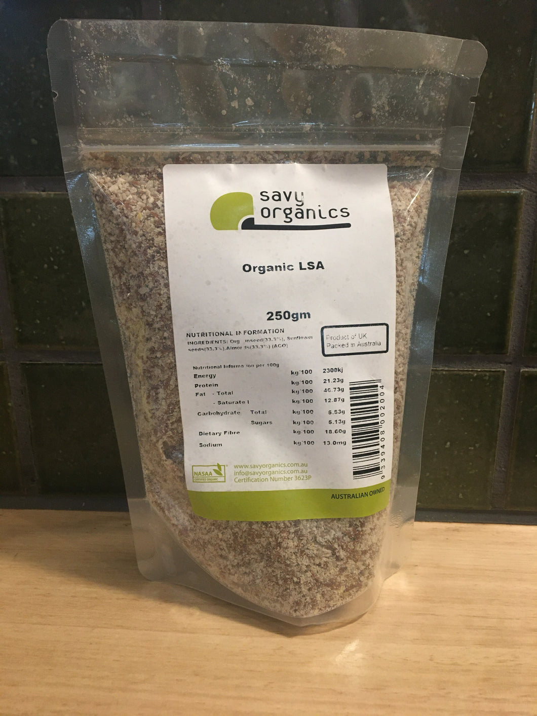 Savy Organics LSA 250g