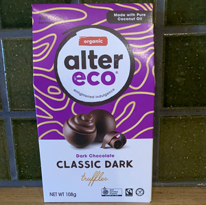 Alter Eco Truffles Dark Chocolate Classic 108g