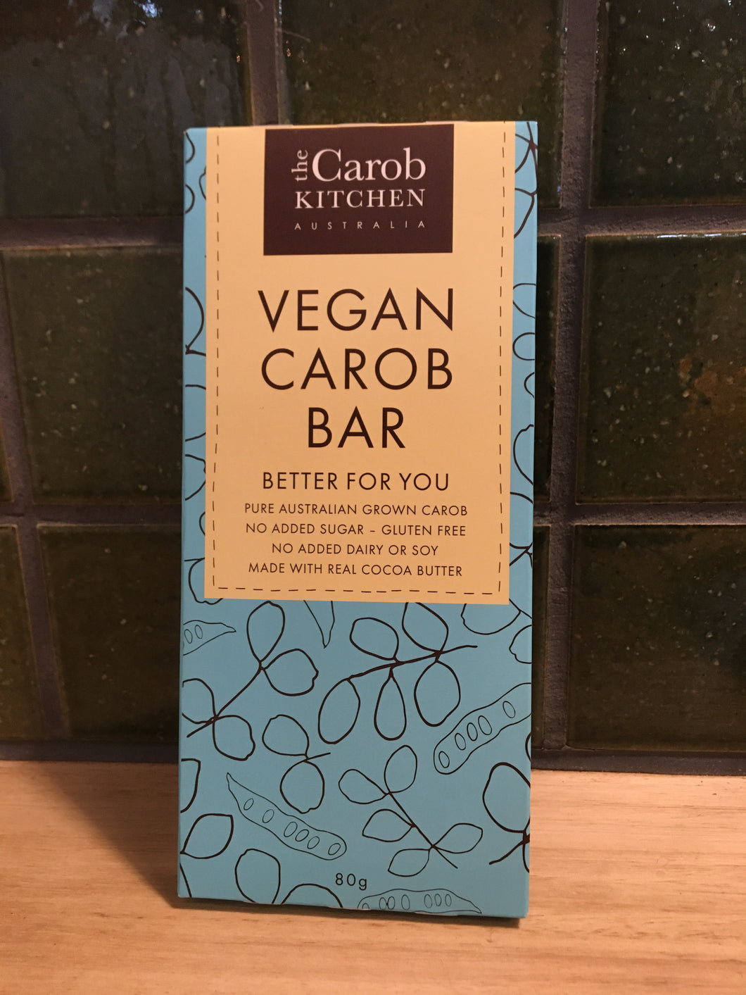 The Carob Kitchen Vegan Carob Bar 80g