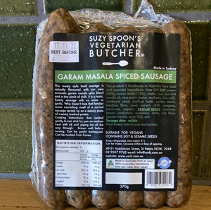 Suzy Spoon's Vegetarian Butcher Garam Masala Spiced Sausage 370g