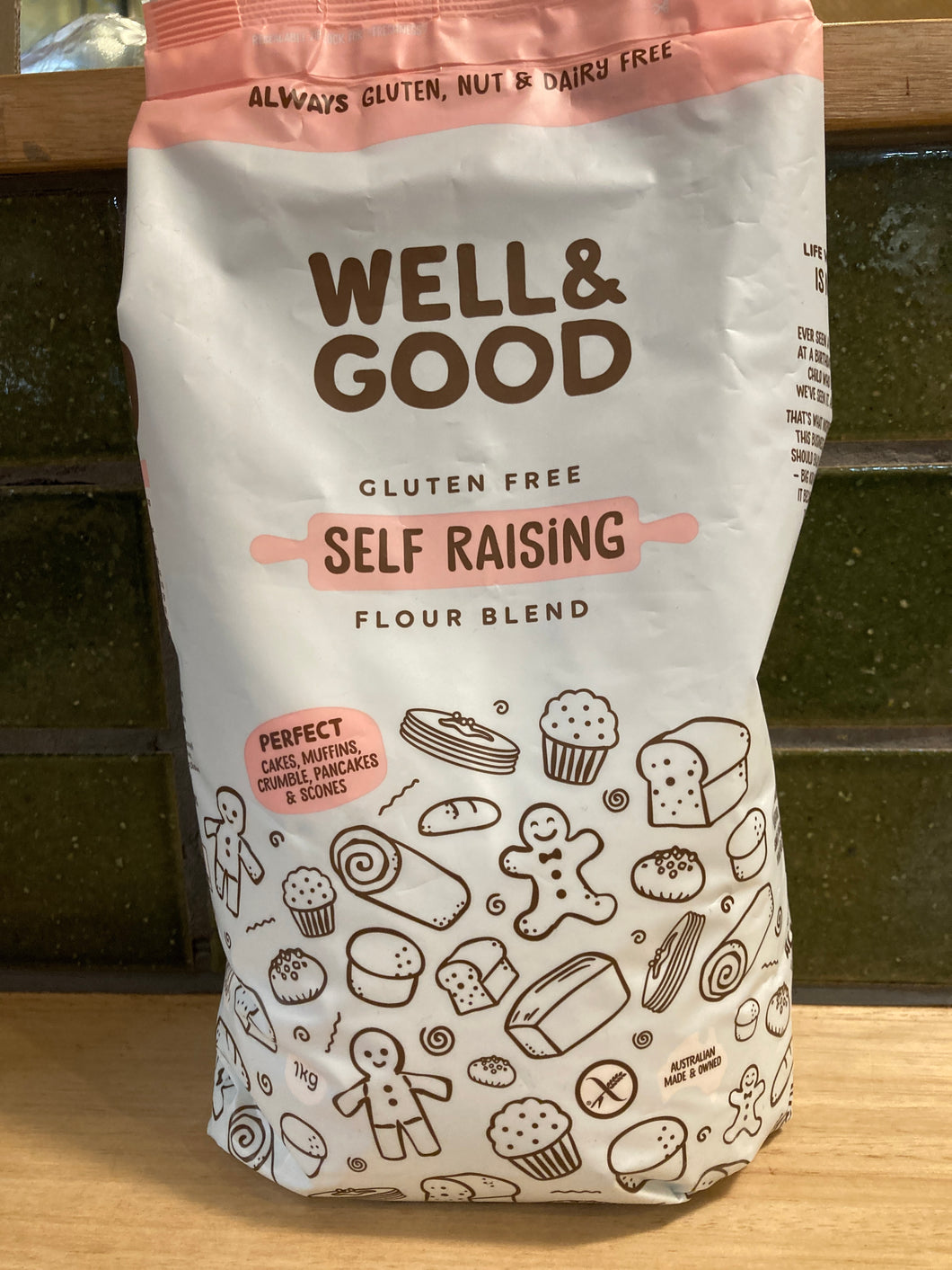 Well & Good Self Raising Flour Gluten Free 1kg