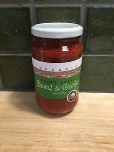 Spiral Pasta Sauce Basil & Garlic 375g