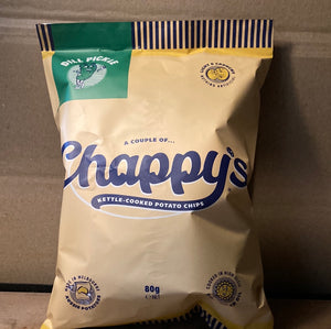 Chappy's Kettle Cooked Potato Chips Dill Pickle 80g