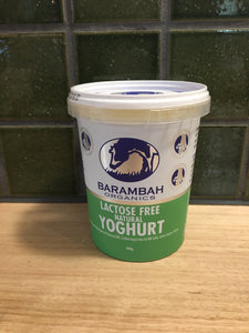 Barambah Yoghurt Lactose Free 500g