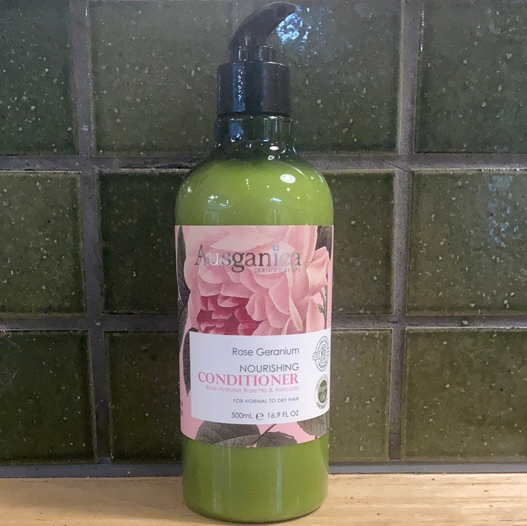 Ausganica Conditioner Nourishing Rose Geranium 500g