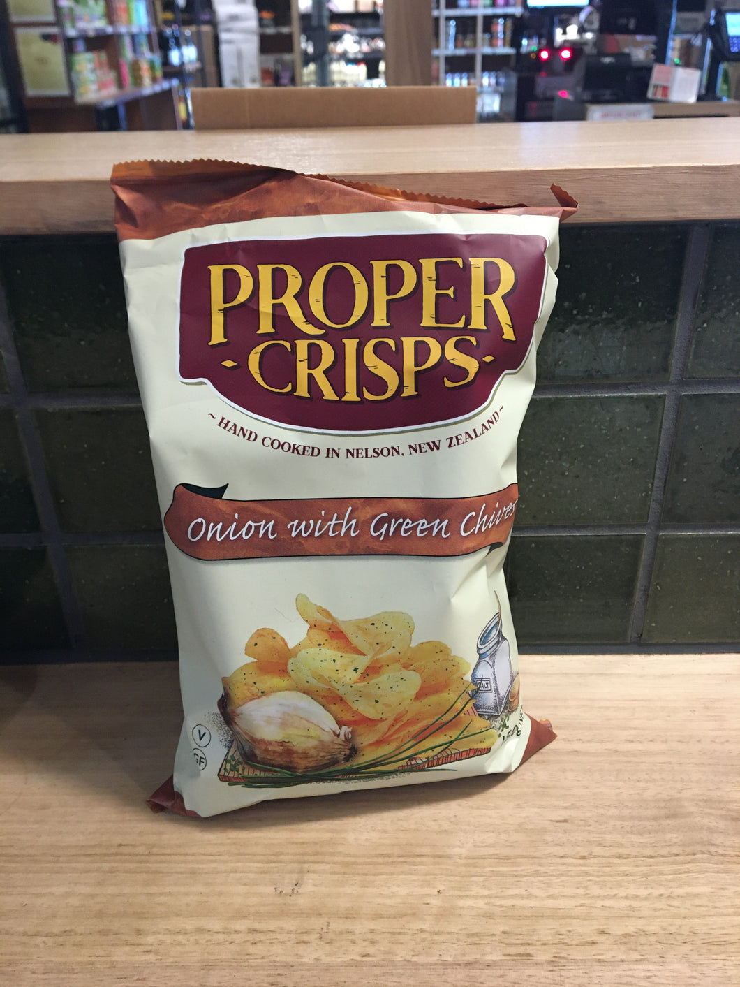 Proper Crisps Onion with Green Chives 150g