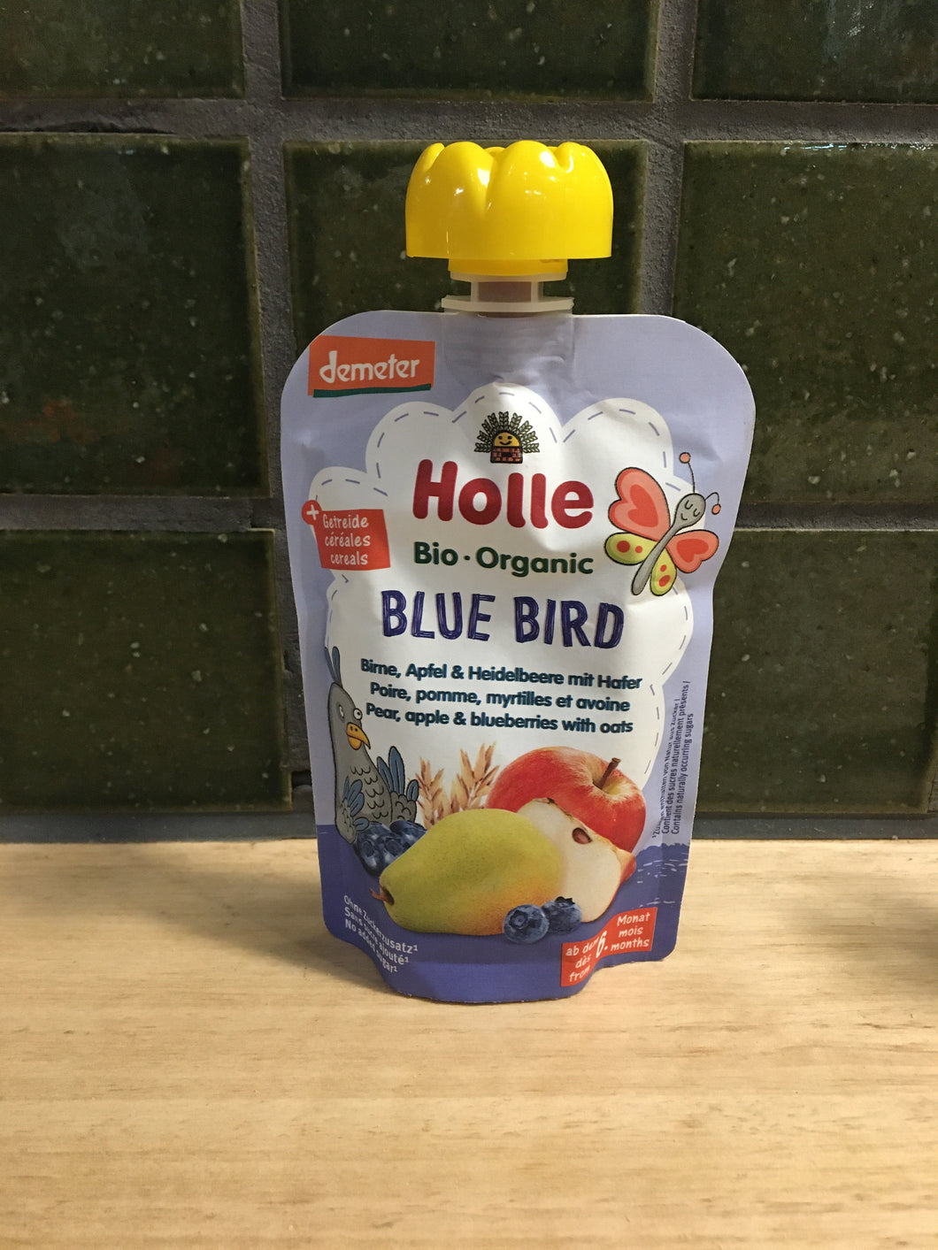Holle Blue Bird Pear Apple Blueberry with Oats 100g