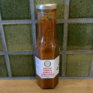 Grand Ridge Organic Tomato Garlic & Chilli Sauce 250g