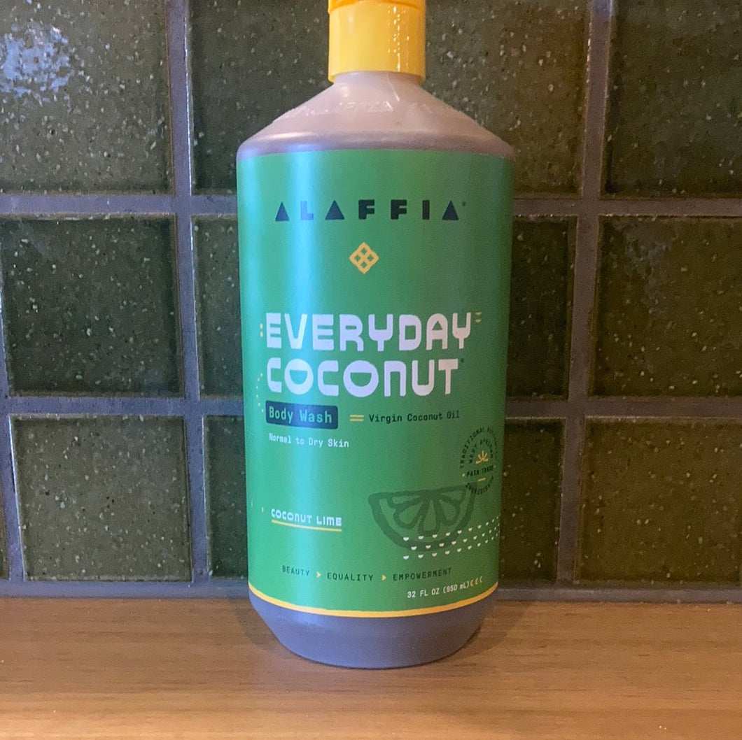 Alaffia Everyday Coconut Body Wash Coconut Lime 950ml