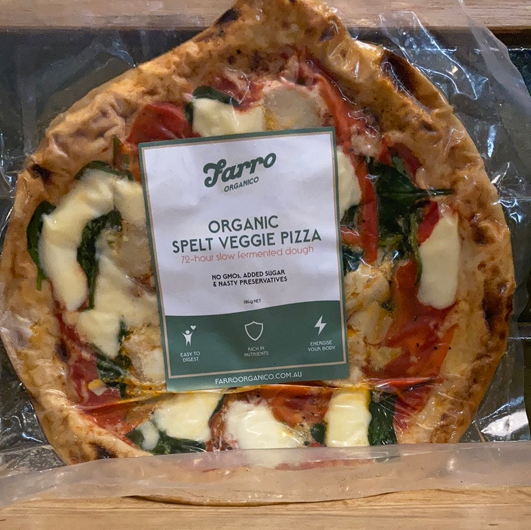 Farro Organic Spelt Veggie Pizza 504g