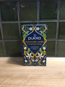 Pukka Tea 20pk Chamomile Vanilla & Manuka Honey