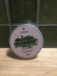 Earth Lab Natural Deodorant - Unscented 100g
