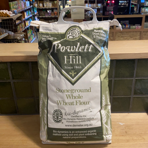 Powlett Hill Flour Wheat Stoneground Whole 5kg [BULK PREORDER]