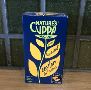 Nature's Cuppa Organic Loose Leaf Ceylon Tea 125g