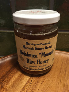 Moonah Dunes Raw Honey Melaleuca 300g
