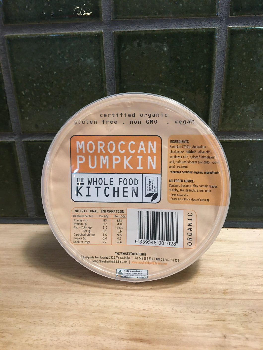 The Whole Food Kitchen Dip 200g Moroccan Pumpkin