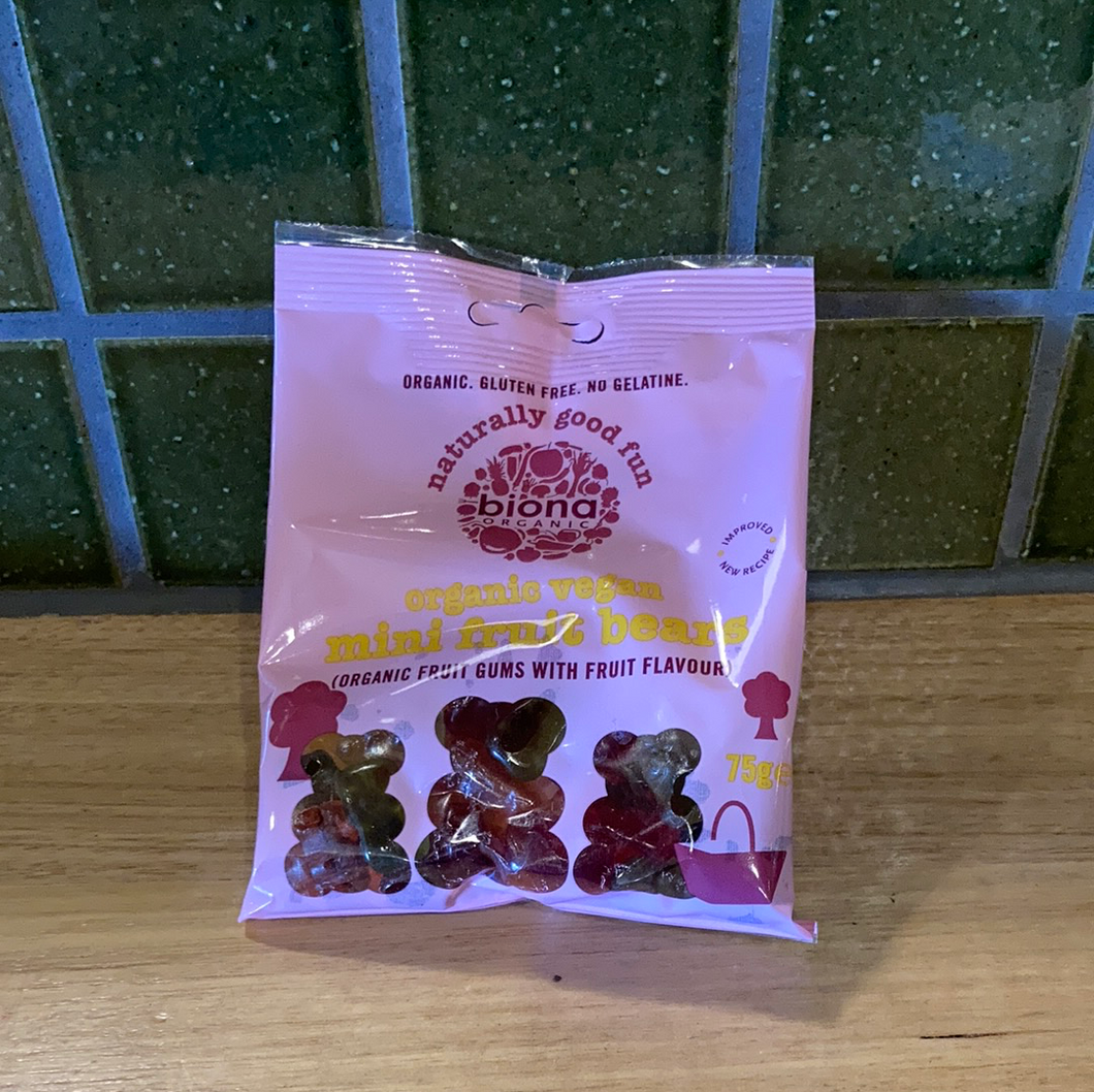 Biona Organic Mini Fruit Bears 75g