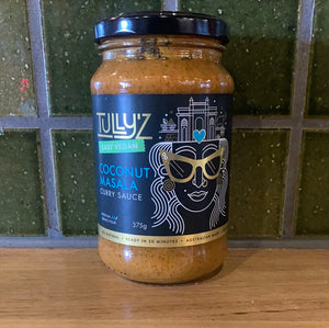 Tully'z Kitchen Easy Vegan Curry Sauce Coconut Masala 375g