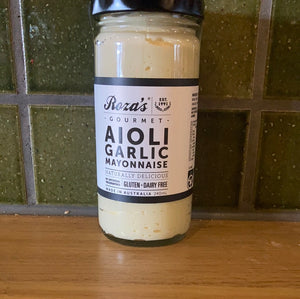 Roza's Gourmet Mayonnaise Garlic Aioli 240ml