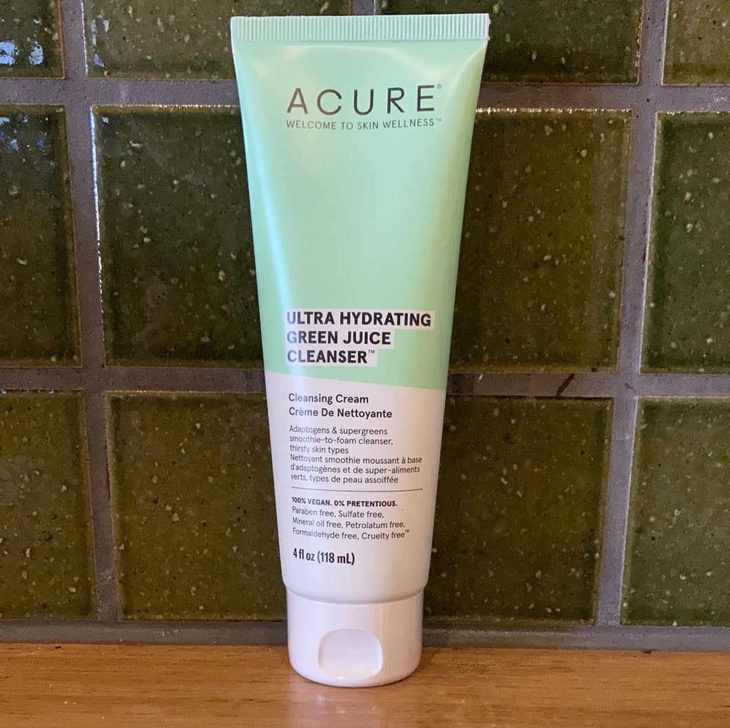 Acure Ultra Hydrating Green Juice Cleansing Cream 118ml