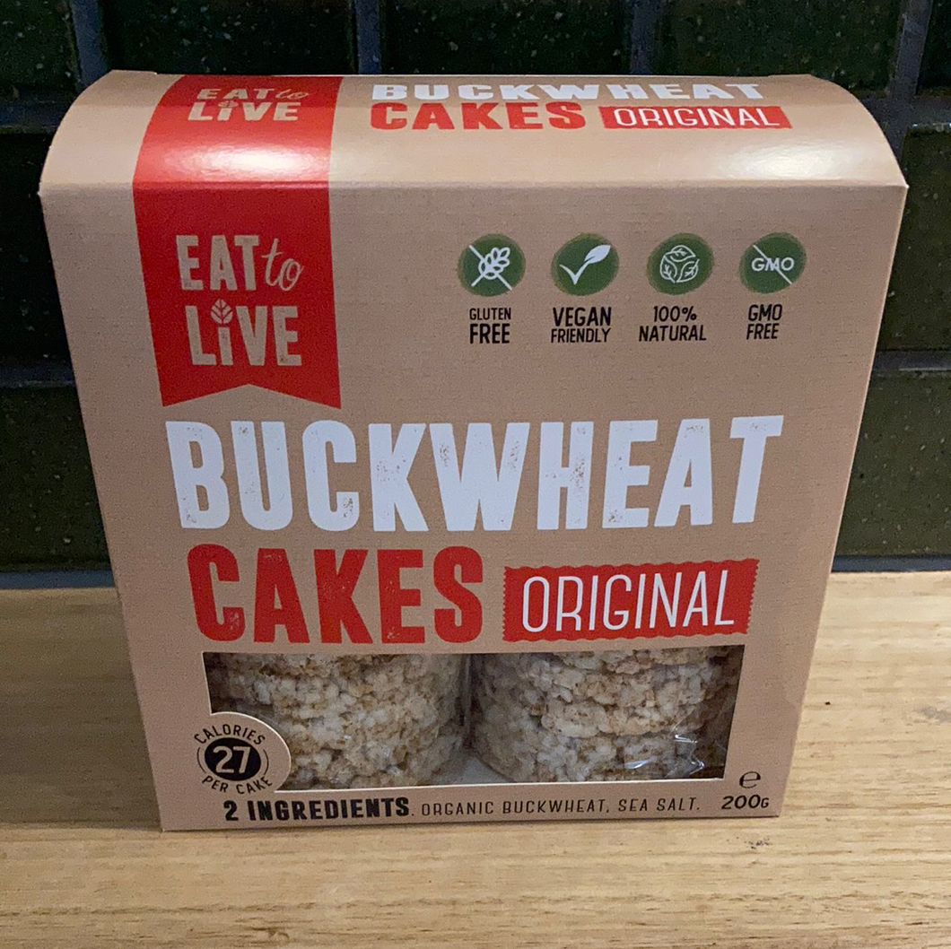 Eat to Live Buckwheat Cakes Original 200g