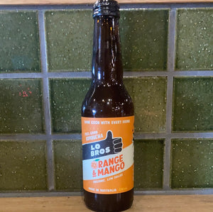 Lo Bros Kombucha Orange and Mango 330mL