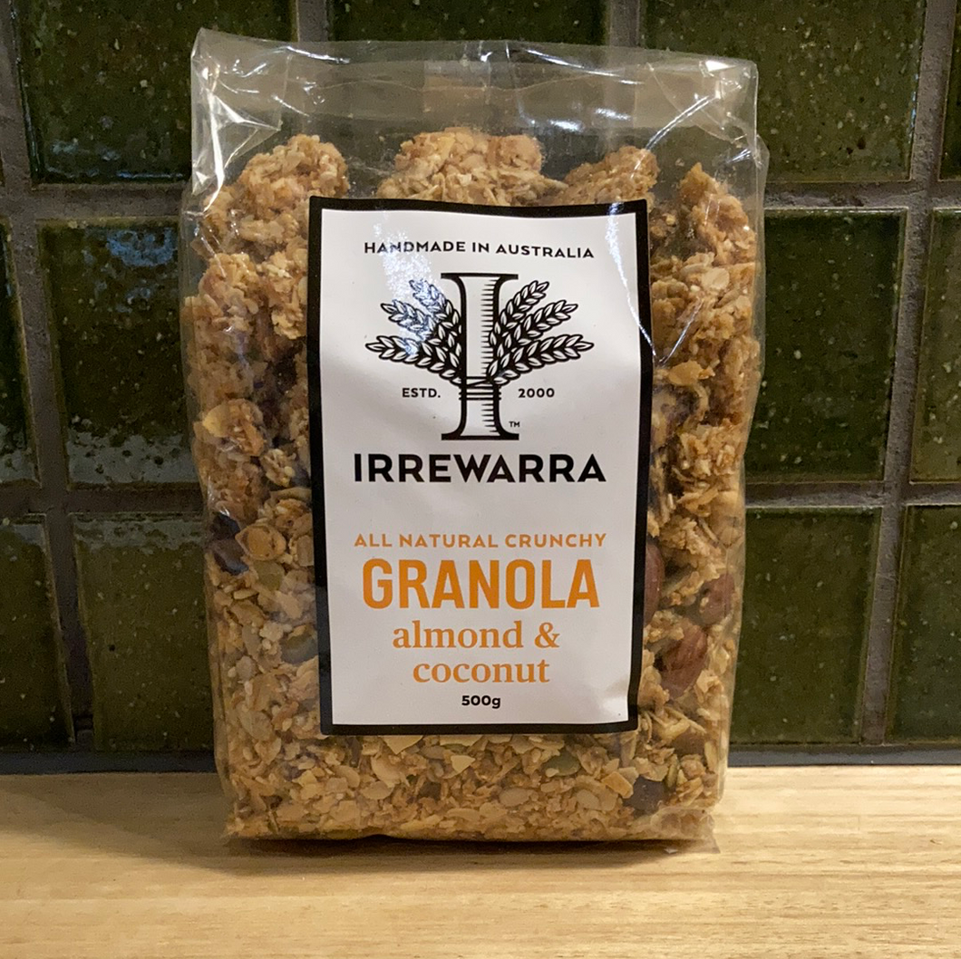 Irrewarra Granola Almond and Coconut 500g