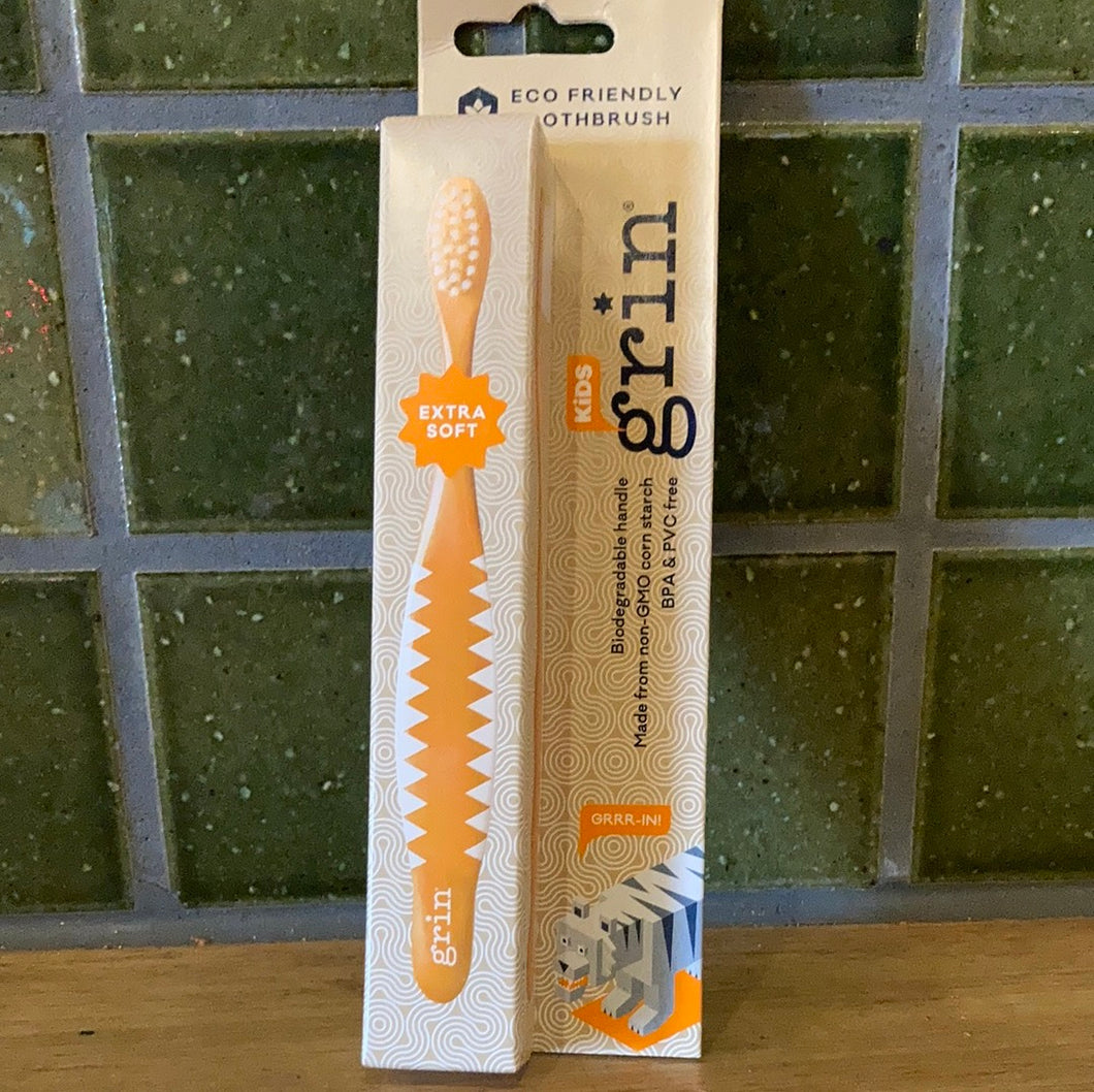 Grin Toothbrush Kids Extra Soft Orange