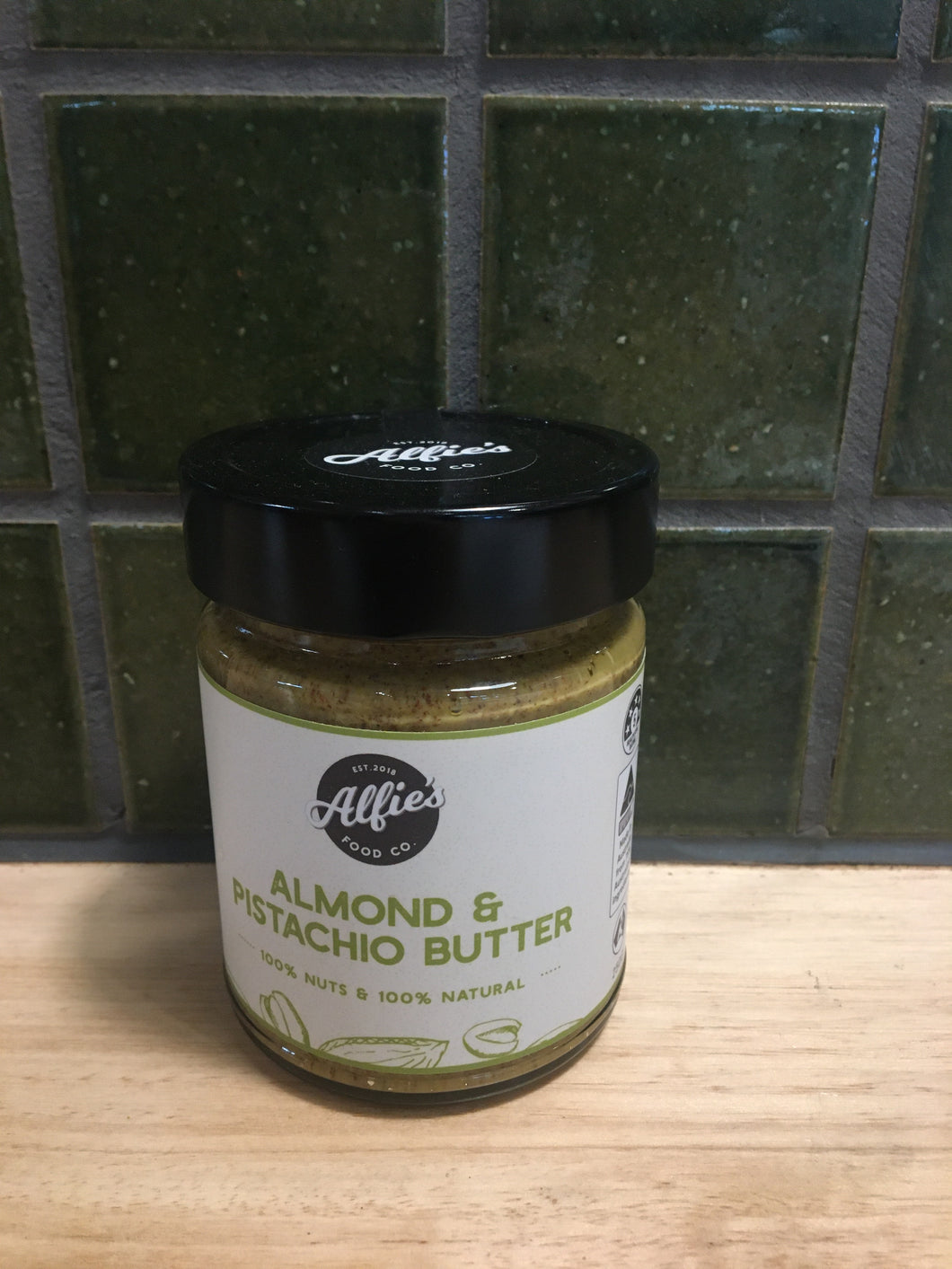 Alfie's Pistachio and Almond Butter Jar 250g