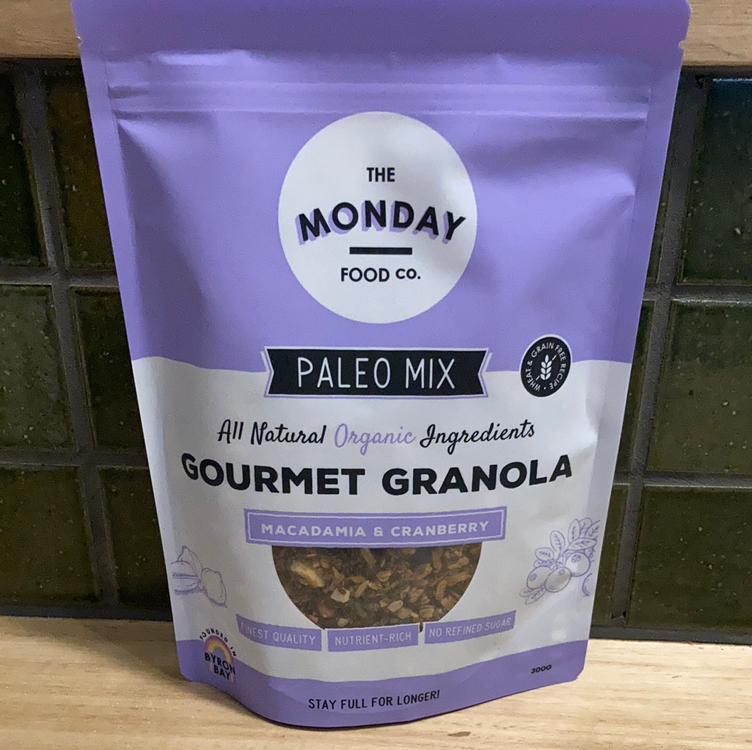 The Monday Food Co - Granola - Macadamia & Cranberry 300g