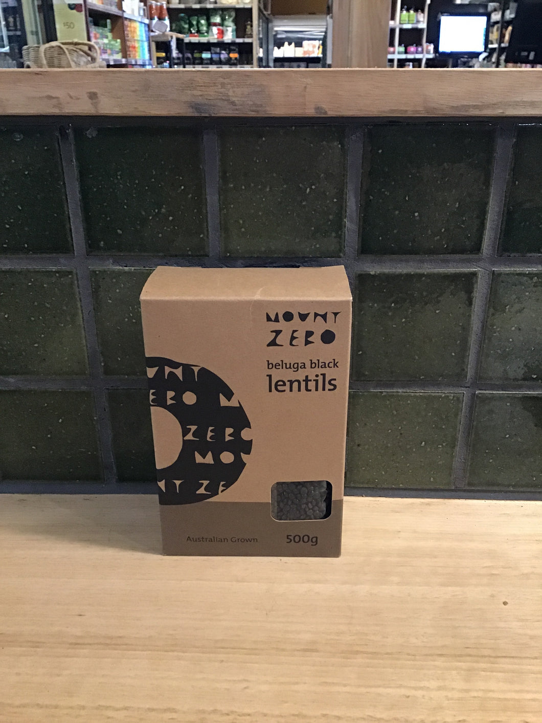 Mount Zero Lentils Beluga Black 500g