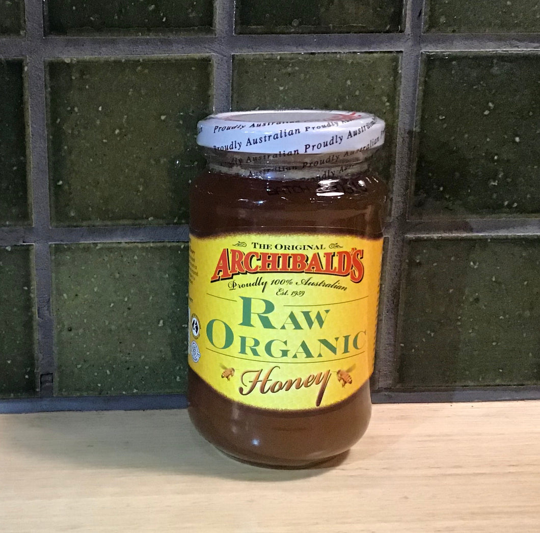 Archibalds Honey Raw Organic 500g