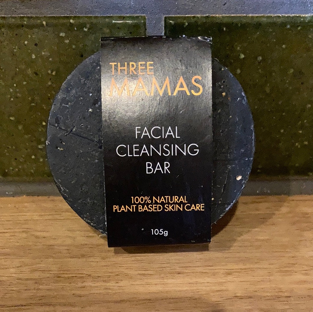 Three Mamas Facial Cleansing Bar 105g