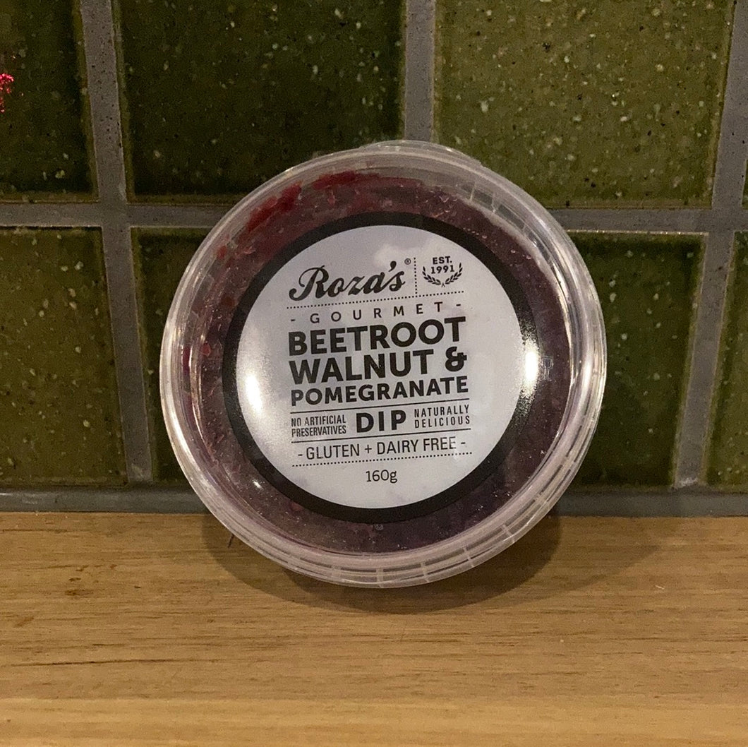 Roza's Gourmet Dip Beet Walnut and Pomegranate 160g