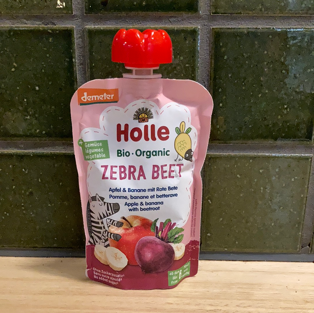 Holle Zebra Beet Apple Banana w/ Beetroot 100g