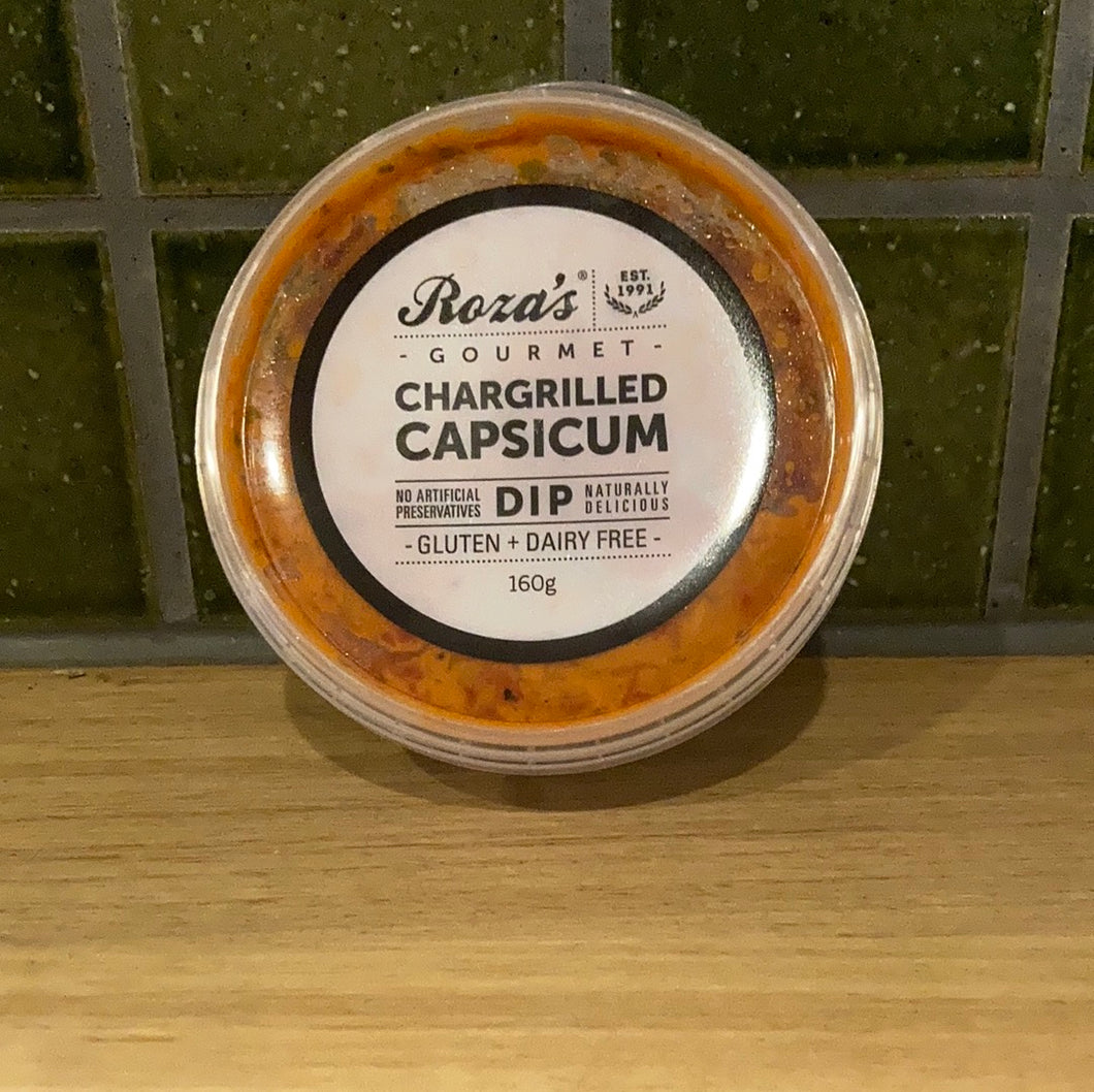 Roza's Gourmet Dip Chargrilled Capsicum 160g