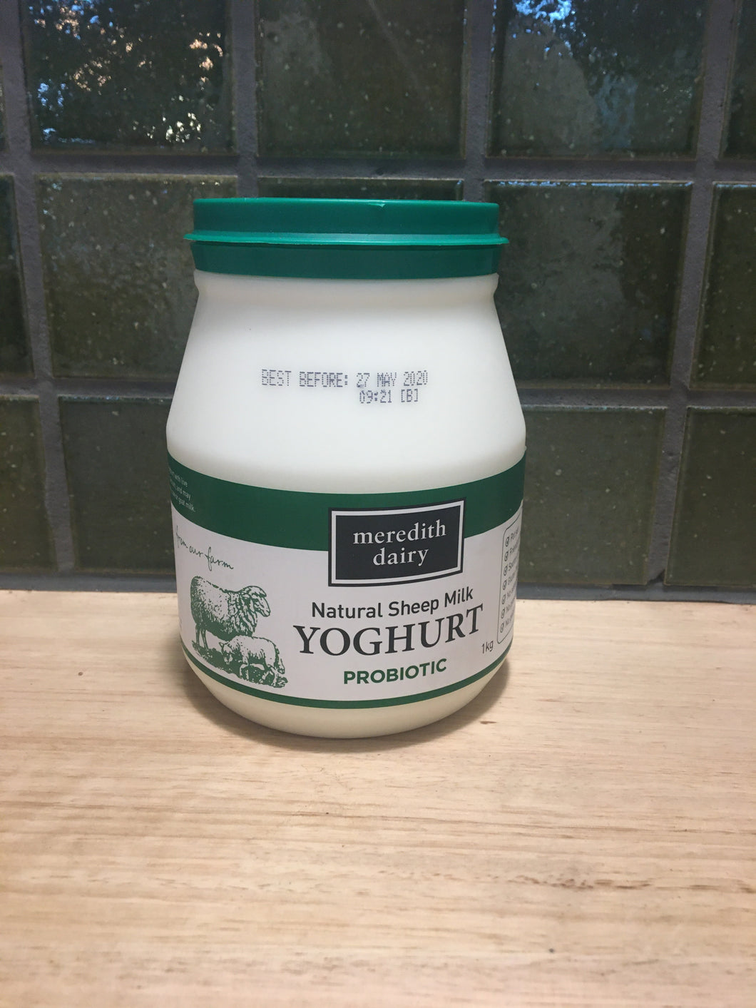 Meredith Dairy Sheep Yoghurt Green Probiotic 1kg
